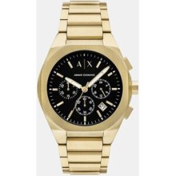 Giorgio Armani Reloj de hombre sync de acero inoxidable con cronógrafo. Dorado