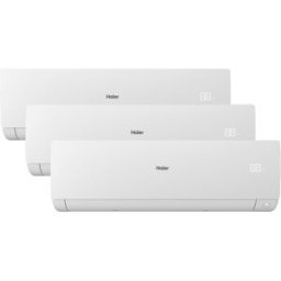 HAIER Aire acondicionado Multisplit 3x1 con 2.236 frig-h + 2.236 frig-h + 3.010 frig-h - Flexis S BL 3x1. Blanco
