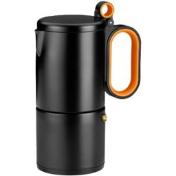 Bra Cafetera acero inoxidable Efficient . (4 Tazas) Negro