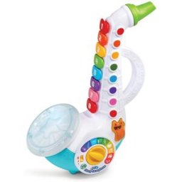 Vtech Saxofón interactivo, descubre los colores, instrumentos y notas musicales..