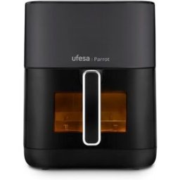 Ufesa Freidora de aire Parrot con vapor y doble resistencia 6L. Negro