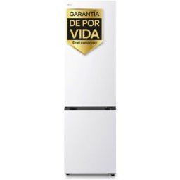 LG Frigorífico Combi DoorCooling+, 2,03m, Serie 300 - GBBS322ASW (Reacondicionado Grado D). Blanco