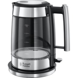Russell Hobbs Hervidor Elegance de cristal fabricado con vidrio Schott. Gris