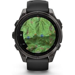 Garmin Reloj Smartwatch fenix 8 47mm Zafiro Amoled, DLC (Reacondicionado A estrenar). Gris carbón