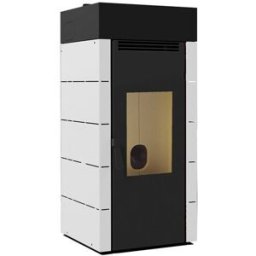 FM CALEFACCIÓN Estufa de Pellet Canalizable BP-701. Blanco