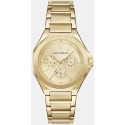 Giorgio Armani Reloj de mujer Exchange AX4624 de acero dorado. Dorado