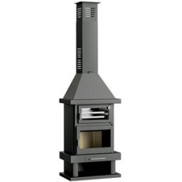 FM CALEFACCIÓN Chimenea de Leña Frontal C-300 H. Negro