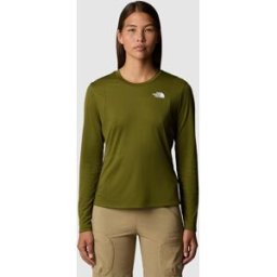 The North Face Camiseta de manga larga plegable para mujer Packable . (XXL) Verde Oliva