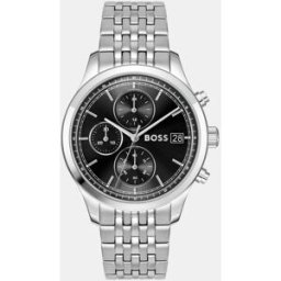 Boss Reloj de hombre Stratus 1514328 cronógrafo de acero. Negro