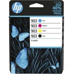 HP Pack de 4 cartuchos de tinta original 903 negro-cian-magenta-amarillo (6ZC73AE).
