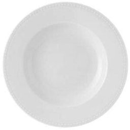 Vista Alegre Plato hondo Perla . Blanco