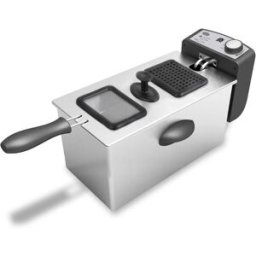 Sogo Freidora de aceite FRE-SS-10425 capacidad 3 litros. Gris