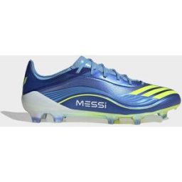 Adidas Botas de futbol de adulto f50 messi elite fg . (40) Azul / Amarillo