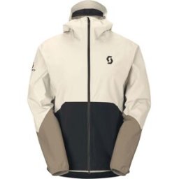Scott Chaqueta impermeable de hombre EXPLORAIR LIGHT DRYO 2.5L . (S) Blanco roto
