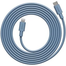 AVOLT Cable USB-C a Lightning 2 m. Shark Blue