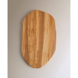 El Corte Inglés Tabla de cortar redonda Olivo. (25 cm) Natural