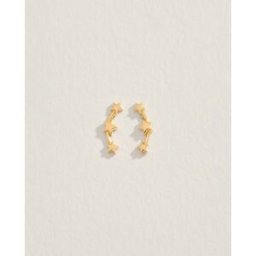 El Corte Inglés Pendientes de oro, circonita y perla. Blanco