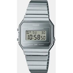 Casio Reloj de mujer Vintage A700WEV-7AEF Digital de acero. Plata