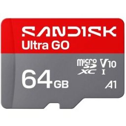 SanDisk Tarjeta de memoria MicroSDXC Ultra GO 64GB.