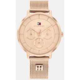Tommy Hilfiger Reloj de mujer Tea 1782881 de acero rosa. Gris