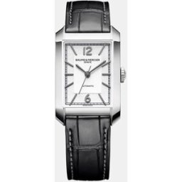 Baume & Mercier Baume & Mercier - Reloj de mujer Hampton M0A10522 automático de piel negro. Negro
