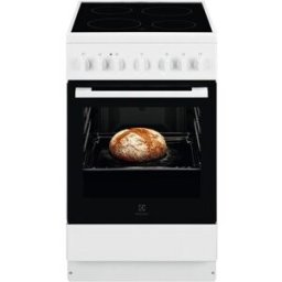 Electrolux Cocina compacta placa vitrocerámica con 4 zonas y horno eléctrico -. Blanco / Inox