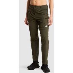 The North Face Pantalón recto de corte regular convertible para mujer Exploration . (L) Verde