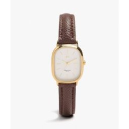 Parfois Reloj de mujer con cierre de hebilla en liso. Marrón oscuro