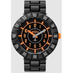 Flik Flak Reloj de niño Futuristic FCSP093 de plástico negro. Negro
