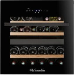 La Sommelière Vinoteca integrable La Sommeliere para 36 botellas Integrable En Columna 2 Zonas Temperatura - Lsbi36Bdz2. Negro