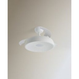 SULION Ventilador de techo con luz LED y motor DC Victoria . Blanco