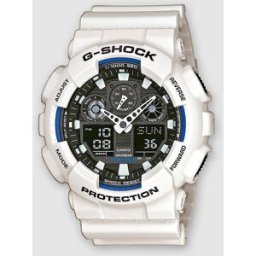 Casio Reloj de hombre G-SHOCK GA-100B-7AER Luz LED automática Antimagnético. Blanco