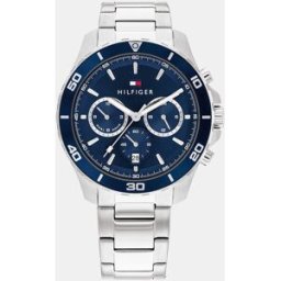 Tommy Hilfiger Reloj de hombre Jordan 1792094 multifunción de acero. Plata