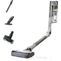 Shark Aspirador de escoba IZ380EUT PowerPro especial mascotas. Blanco