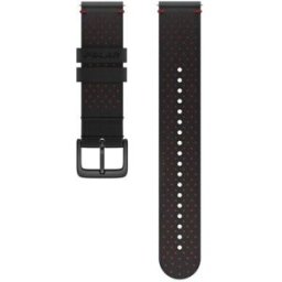 Polar Correa reloj cuero 20mm . Negro
