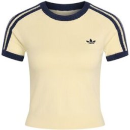 Adidas Camiseta de mujer Adicolor Originals. (S) Amarillo