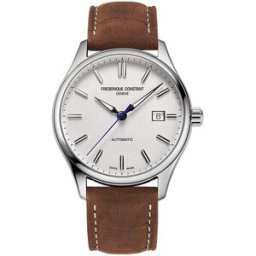 Frederique Constant Reloj de hombre classics fc-303ns5b6 automático index automático esfera plata caja de acero. Marrón