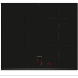 Siemens Placa inducción con 3 zonas de cocción - EH631HCC1E. Negro