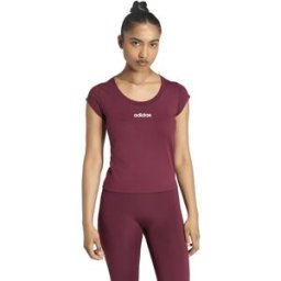 Adidas Camiseta de mujer Workout Essentials Plus . (L) Burdeos