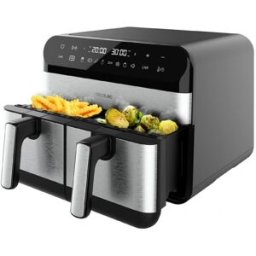 Cecotec Freidora de aire Cecofry Advance 9000 Inox 9L. Acero / Negro