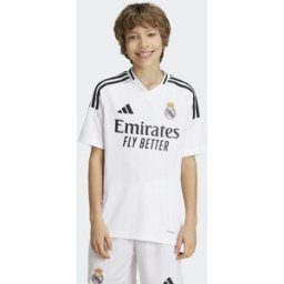 Adidas Camiseta de niños 1ª equipación Real Madrid CF 2024-2025 . (8 años) Blanco
