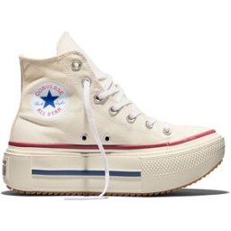 Converse Zapatillas casual unisex Chuck Taylor All Star Lift Double Stack Seasonal Color . (35) Blanco roto