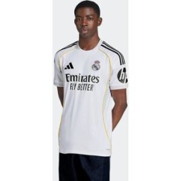 Adidas Camiseta de hombre 1ª equipación Real Madrid CF 2025-2026 . (S) Blanco