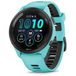 Garmin Reloj smartwatch Forerunner 265 . Turquesa / Negro