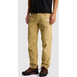 The North Face Pantalón convertible de corte regular tapered para hombre Exploration . (XXXS) Beige