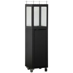 NORA FLAMES Estufa Pellets Exterior Ilios 5 kW. Negro