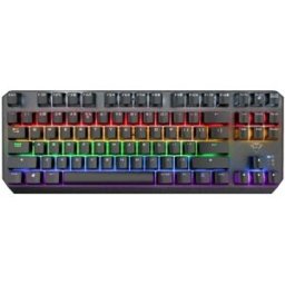 The G-Lab Teclado Gaming con cable TKL Switch negro. Negro