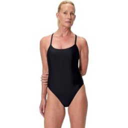 Speedo Bañador de natación para mujer Solid Racerback One Piece . (M) Blanco
