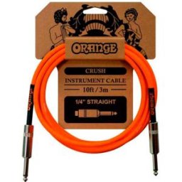 Orange Cable de audio Crush 3m Instr Straight-Straight. Negro