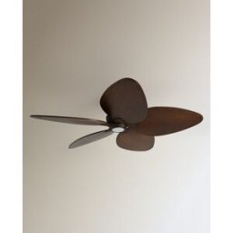 SULION Ventilador de techo con luz LED y motor DC marrón Alma . Marrón